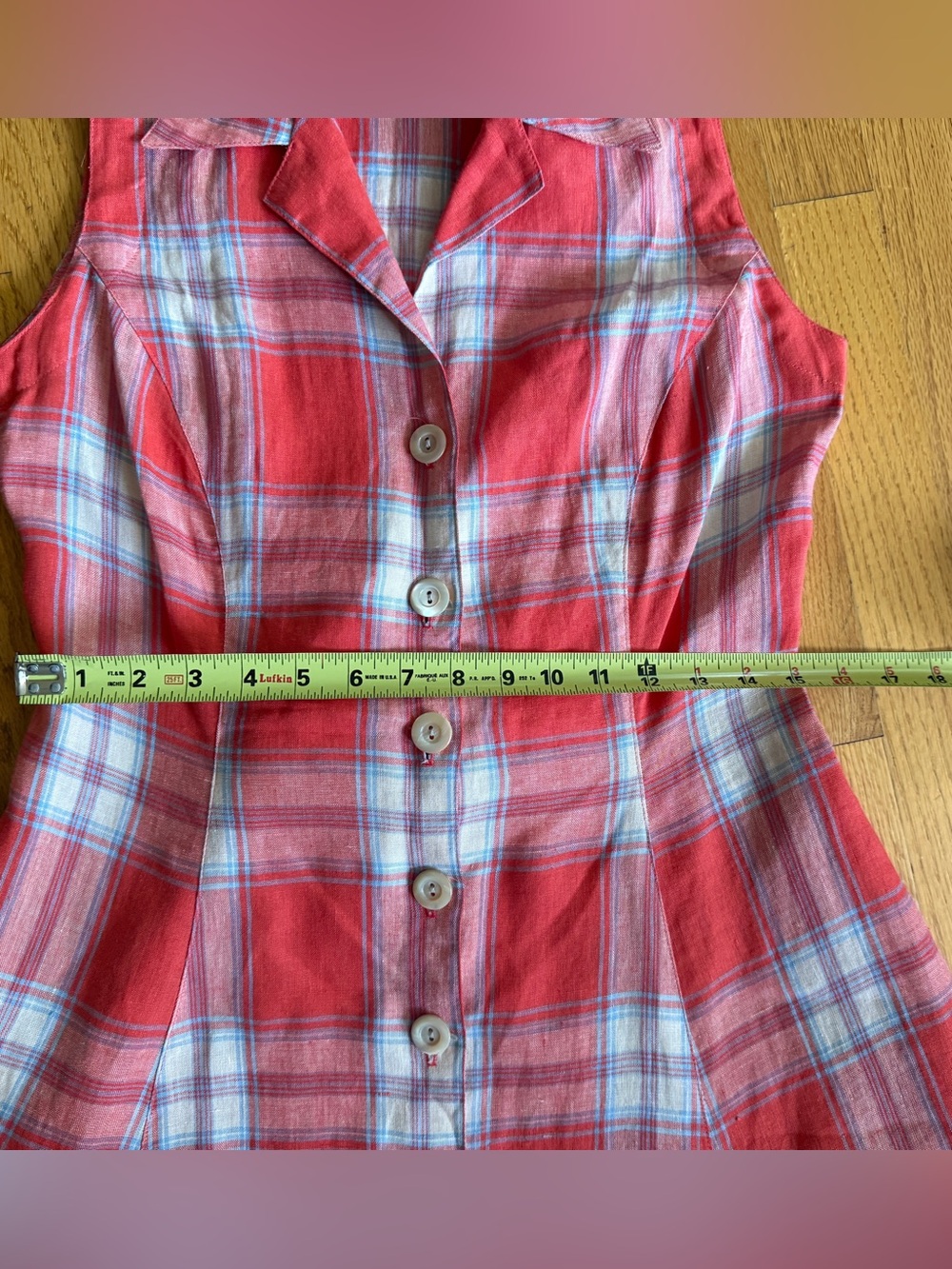 NEW* J. Peterman Linen Button-up Maxi Dress 8 Vintage Style 1940s ๐บ๐ธ *USA - Picture 12 of 15